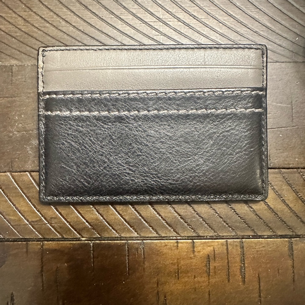 Coach Black and Gray Key Card Holder - Picture 2 of 3